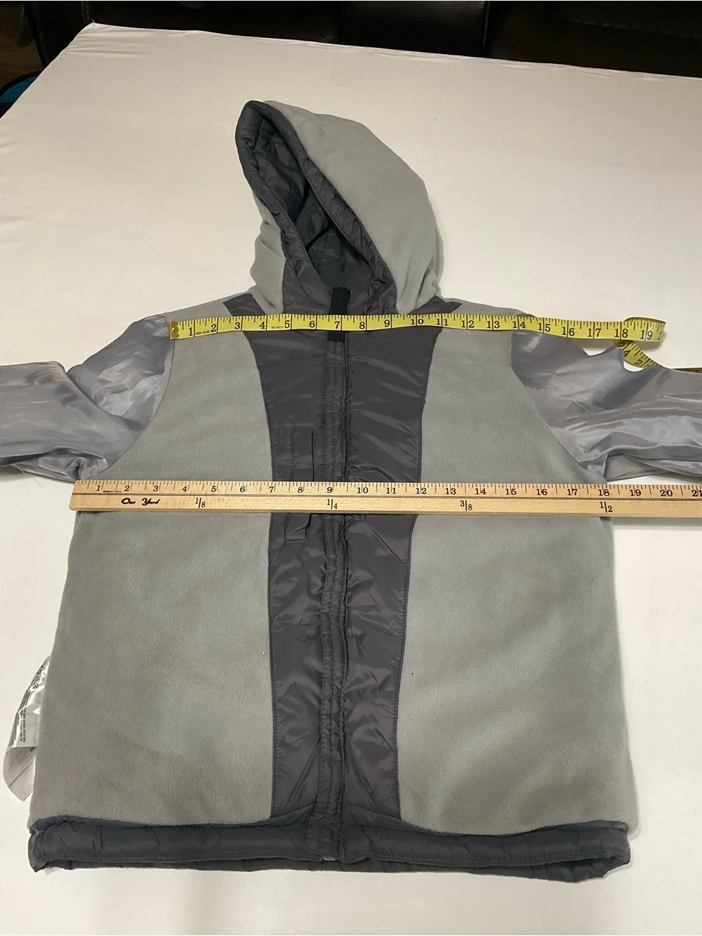 Spyder Boys Puffer Jacket Size 8 S Gray Polar Hooded Insulated NWT $149